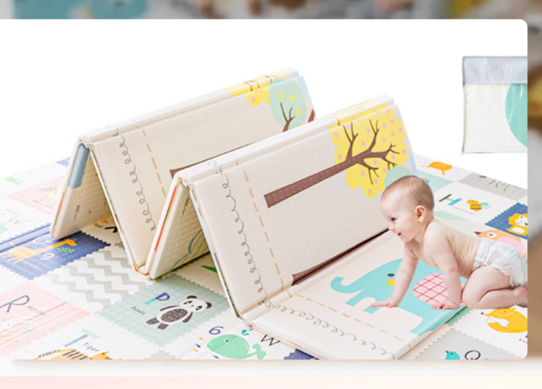 Baby foldable play mat
