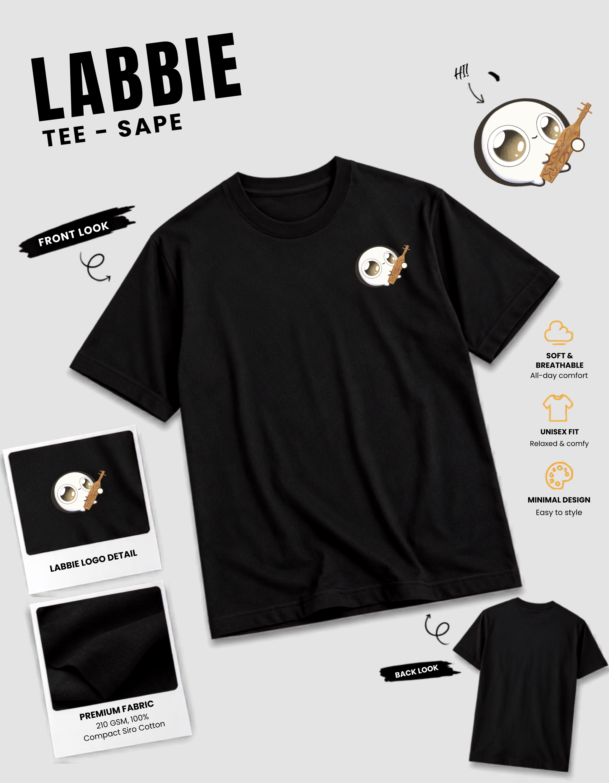 [PREORDER] LABBIE Tee - Sape_0