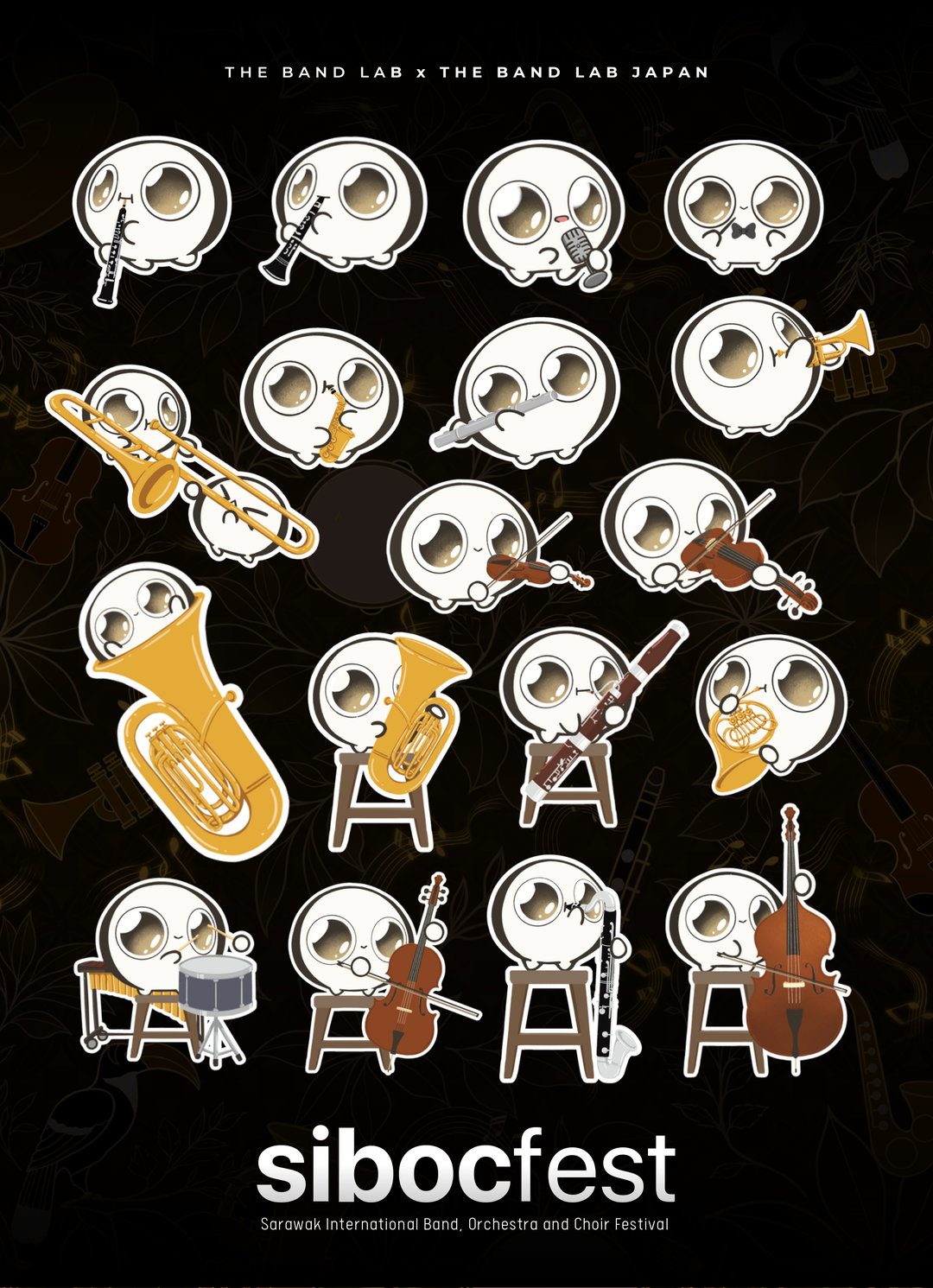 LABBIE Instruments Sticker Sheet 