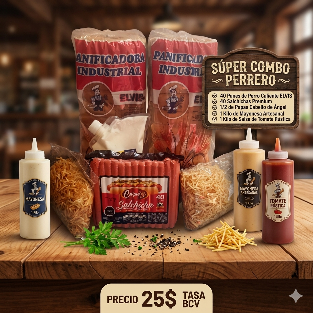 Combo de perro caliente