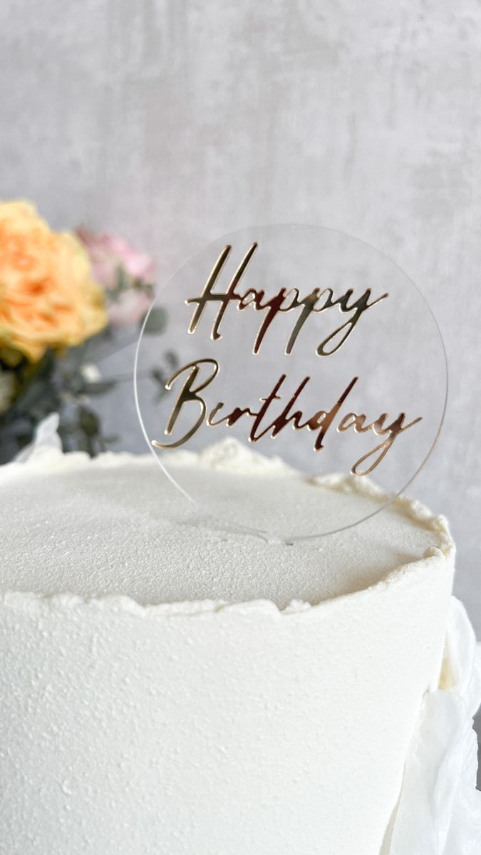 Cake Toppers (Optional)