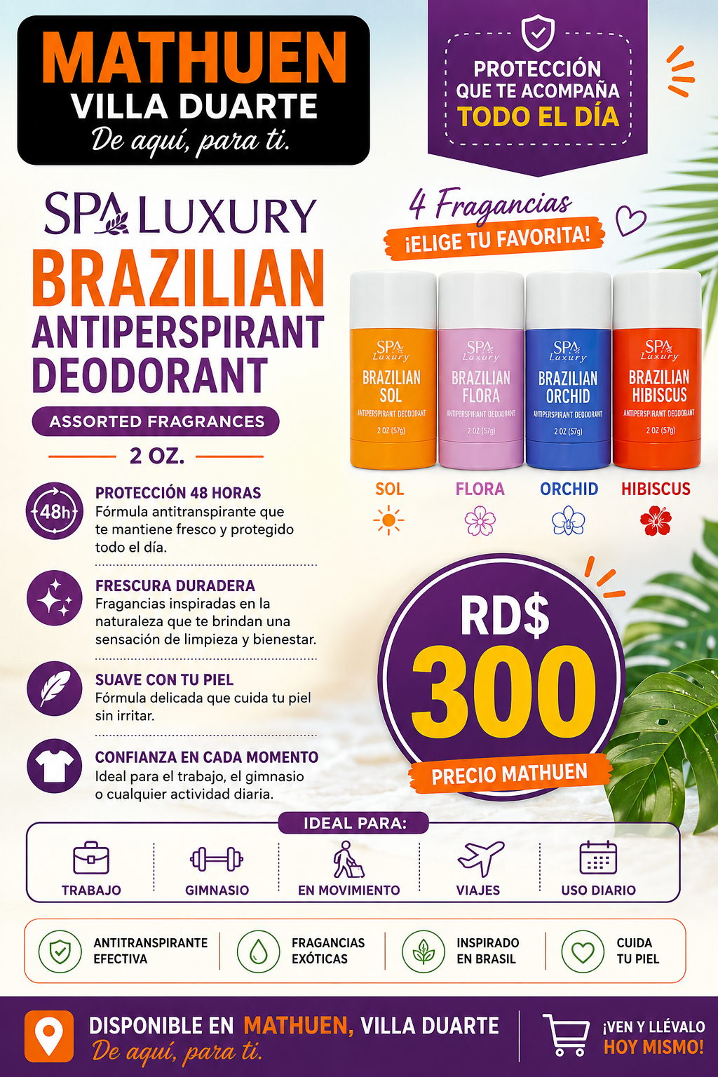 Spa Luxury Brazilian Desodorantes anti-transpirante _0