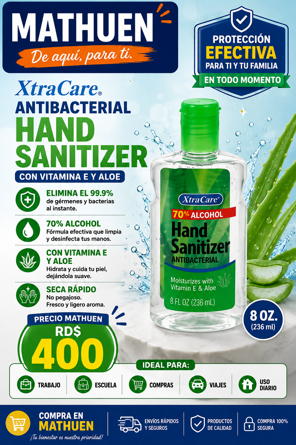 Hand sanitizer 8oz_0
