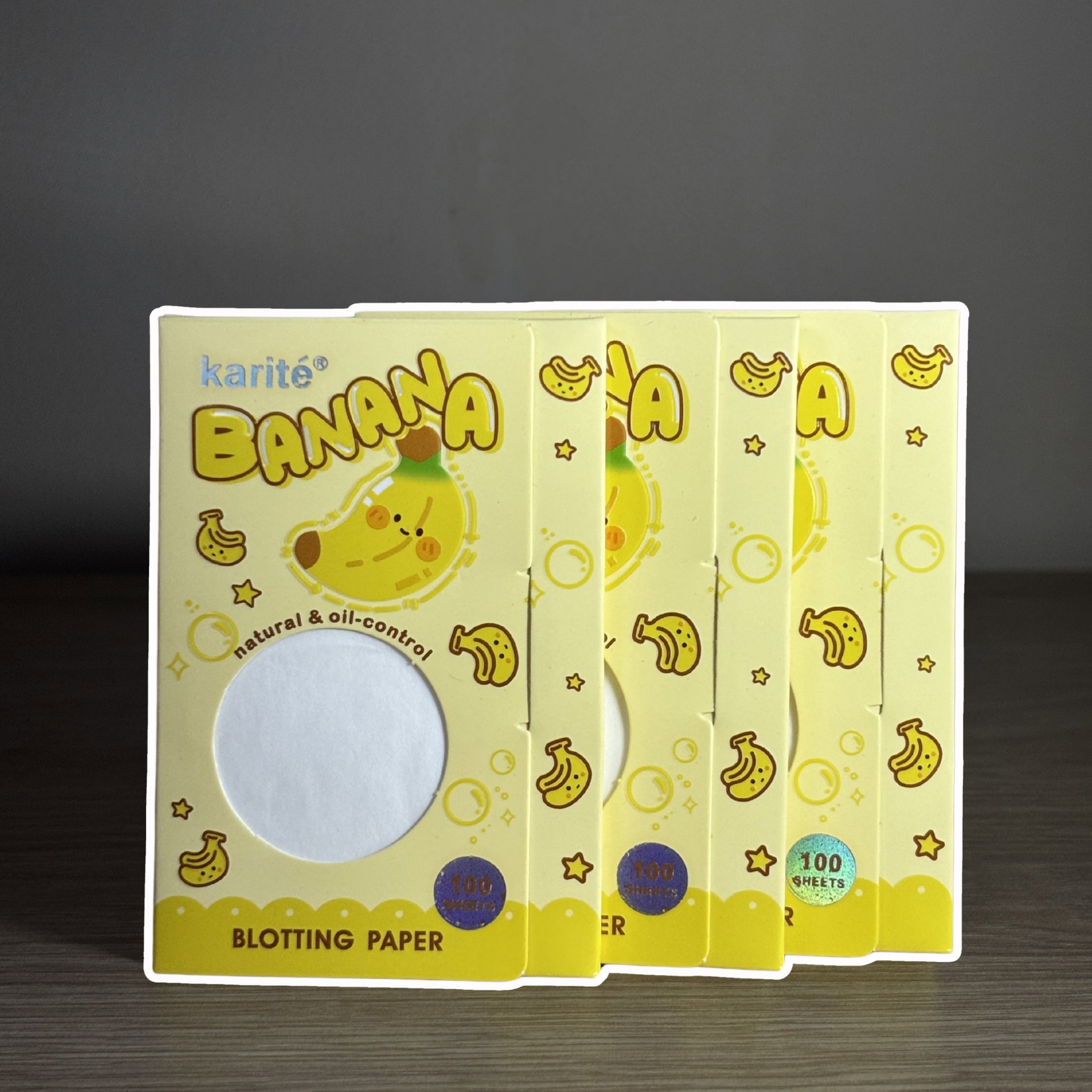 Papel Absorbente Antigrasa Banana Karité 🍌