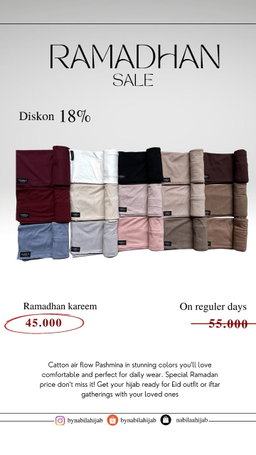 Pashmina Kaos AirFlow