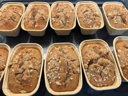 Mini Sourdough Brown Sugar Banana Bread