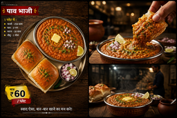 मसालेदार बटर पाव भाजी 🤤🧈