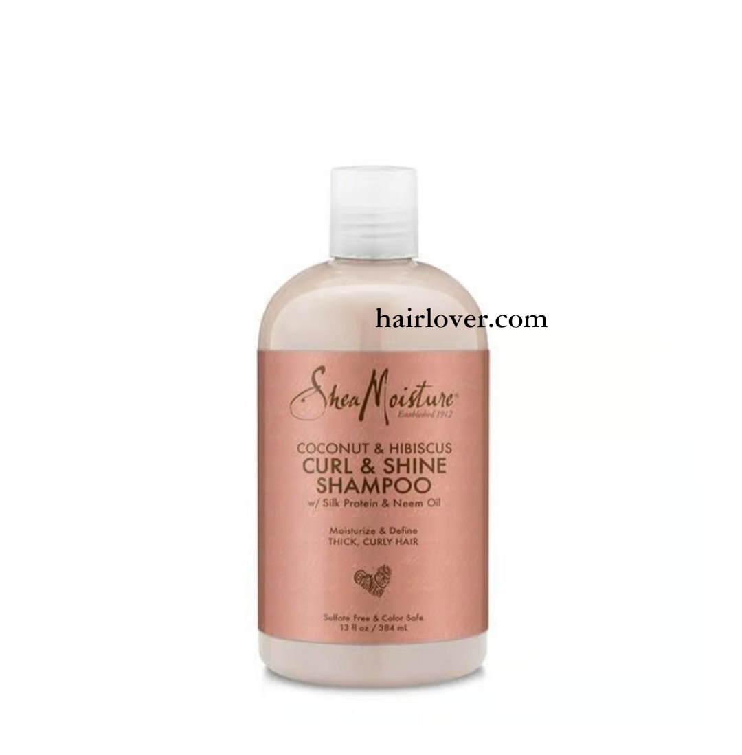 Shea Moisture Coconut & Hibiscus, Curl & Shine Shampoo (384ML)
