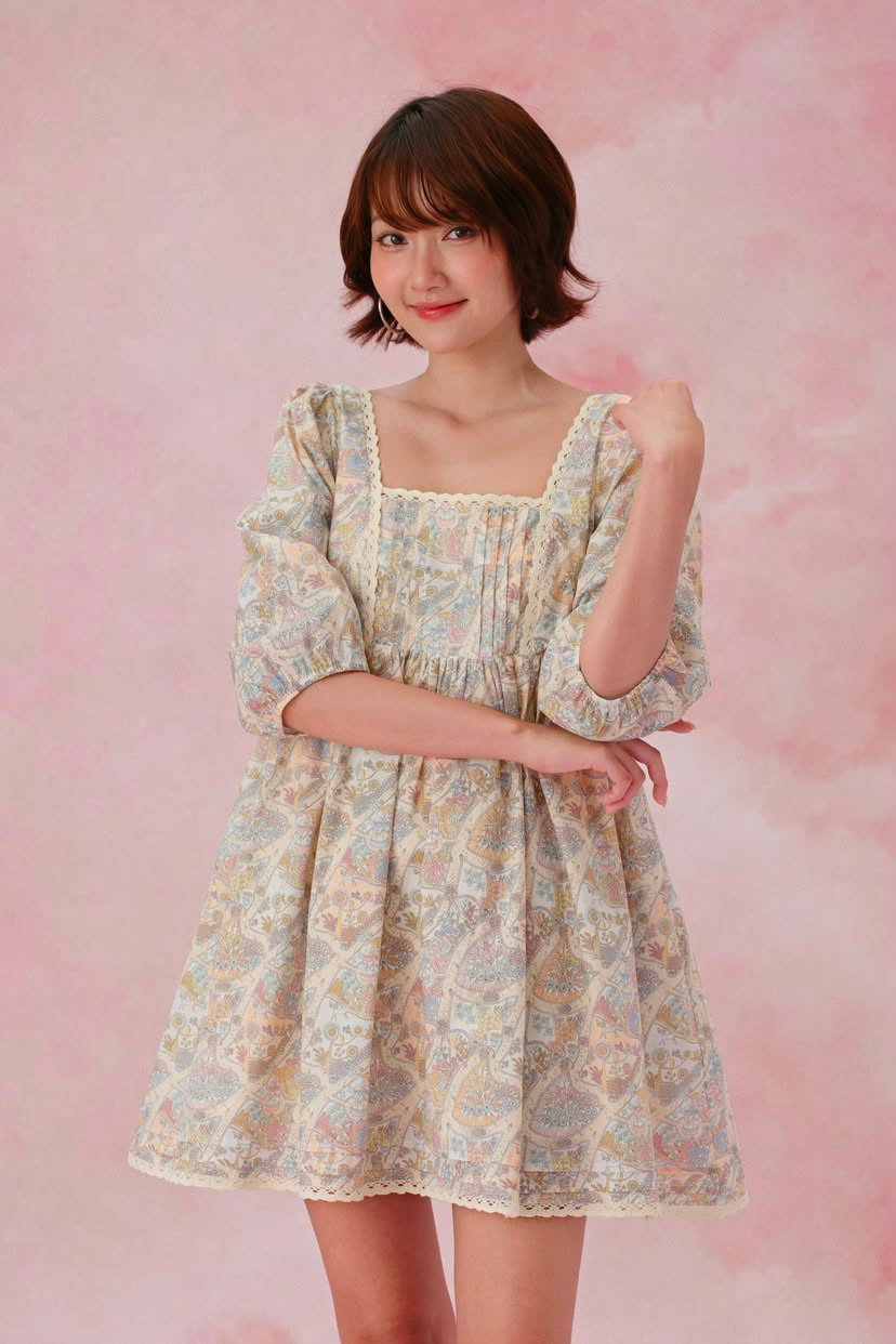 Clara dress in Sunlit Mosaic