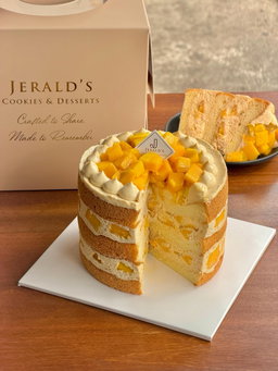 Tropical Coconut Mango Cake