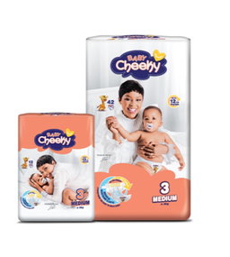 Baby cheeky medium size 42pcs (4-9kg)