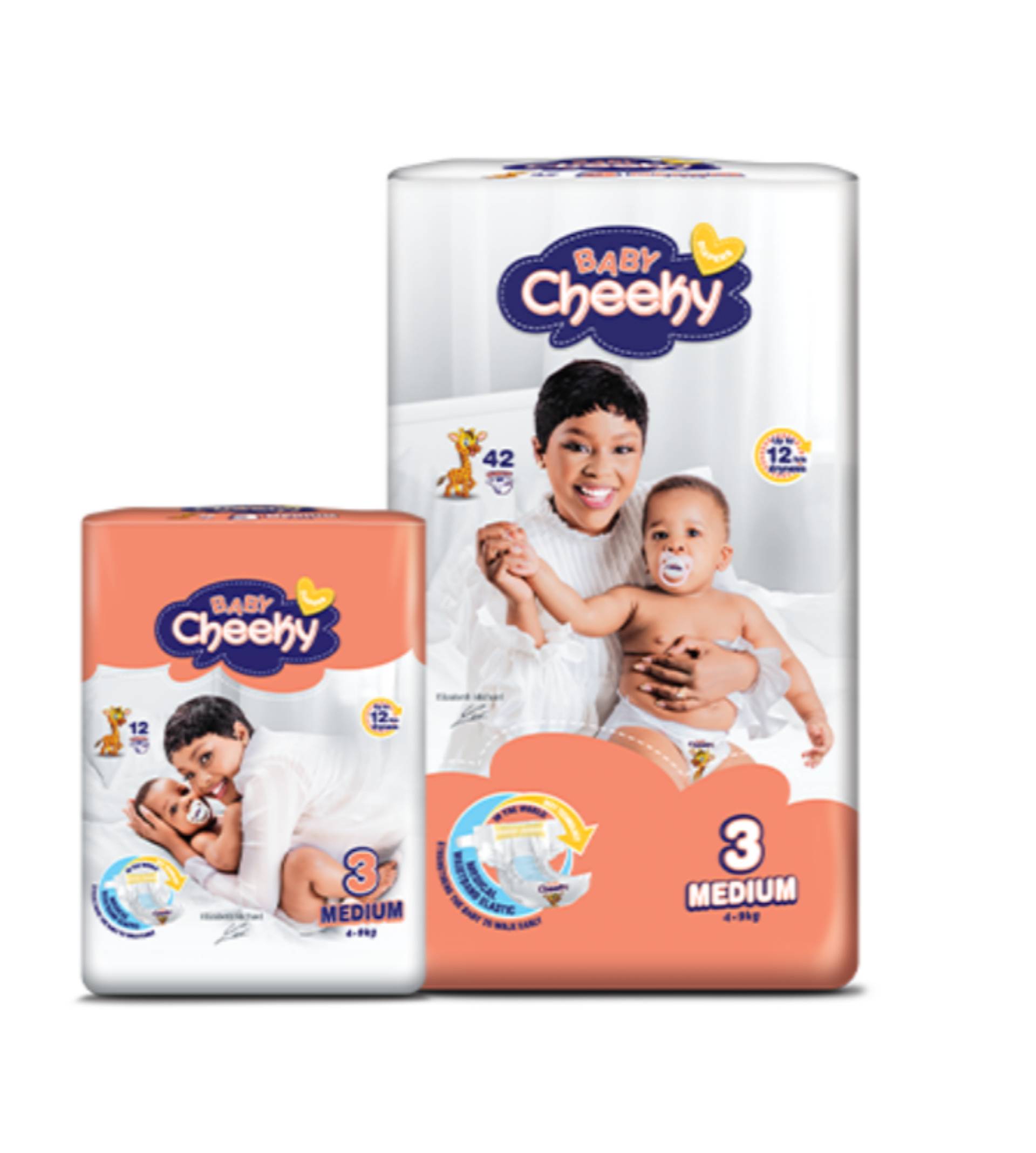Baby cheeky medium size 42pcs (4-9kg)