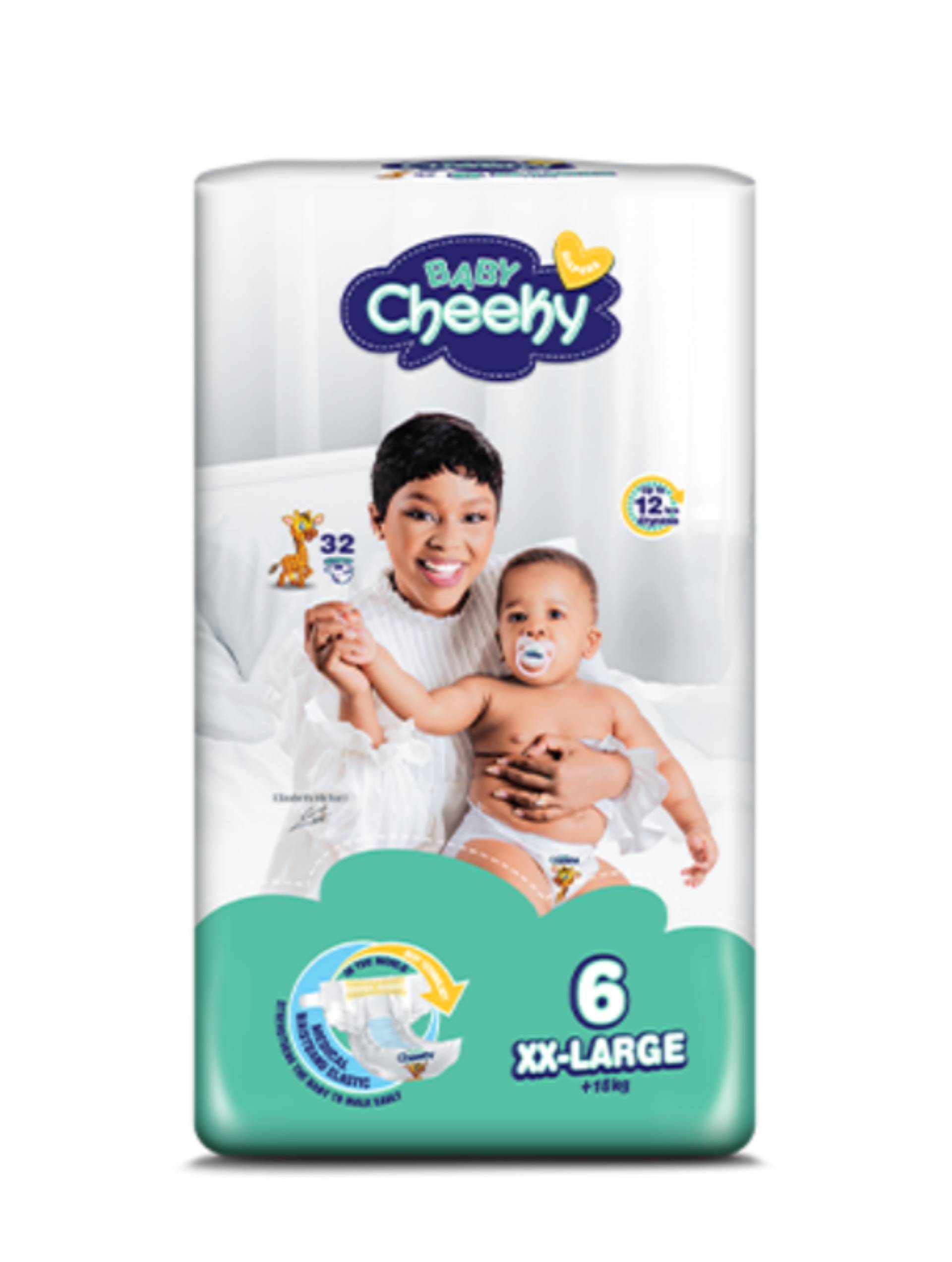 Baby cheeky size 2XL 32pcs (+14kg)