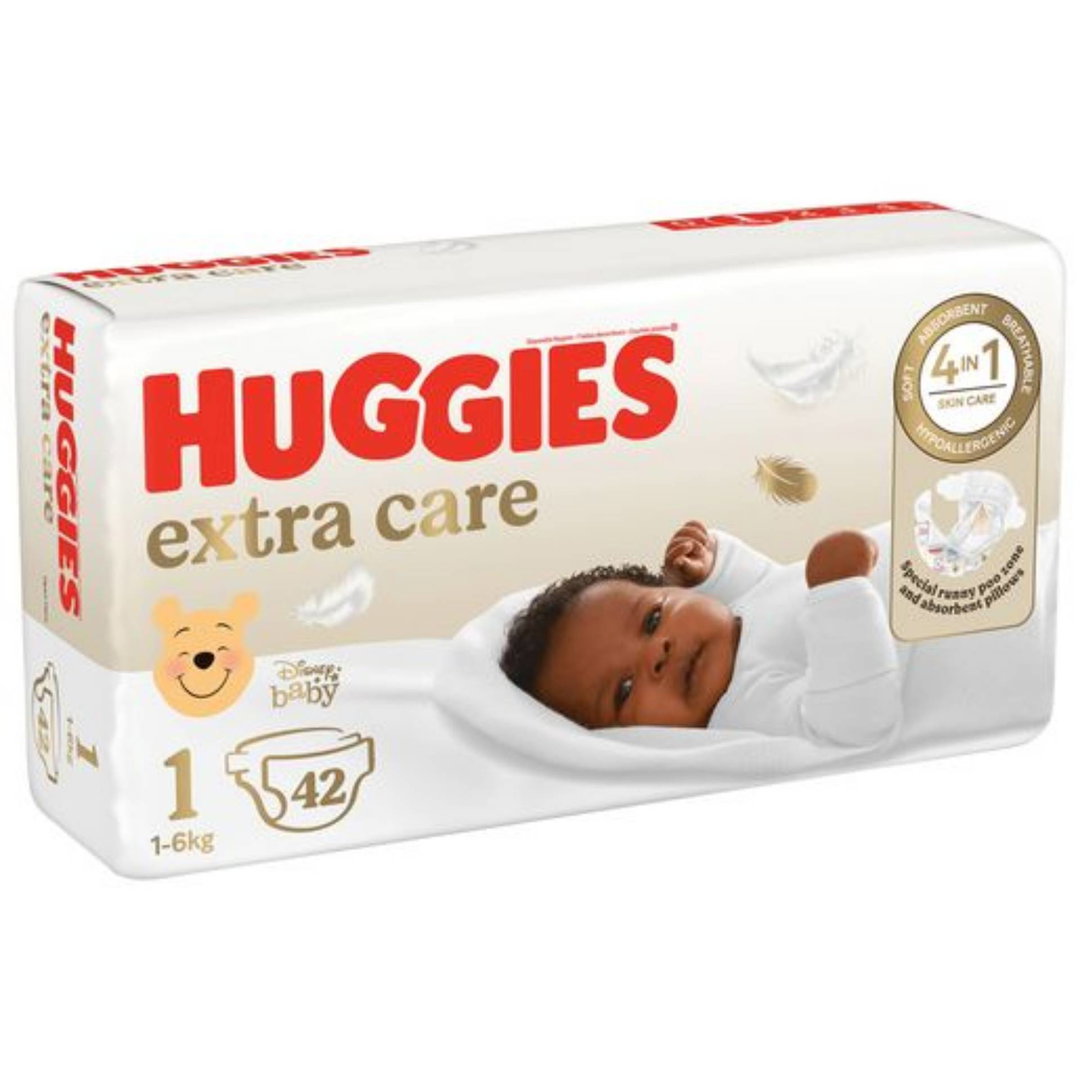 Huggies extra care size 1-42pcs (1-6kg)