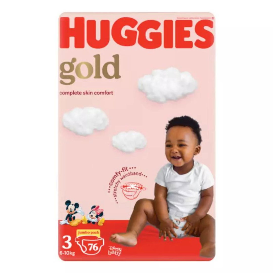 Huggies gold size 3 - 76pcs (6-10kg)