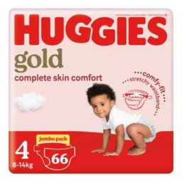 Huggies gold size 4 - 66pcs (8-14kg)
