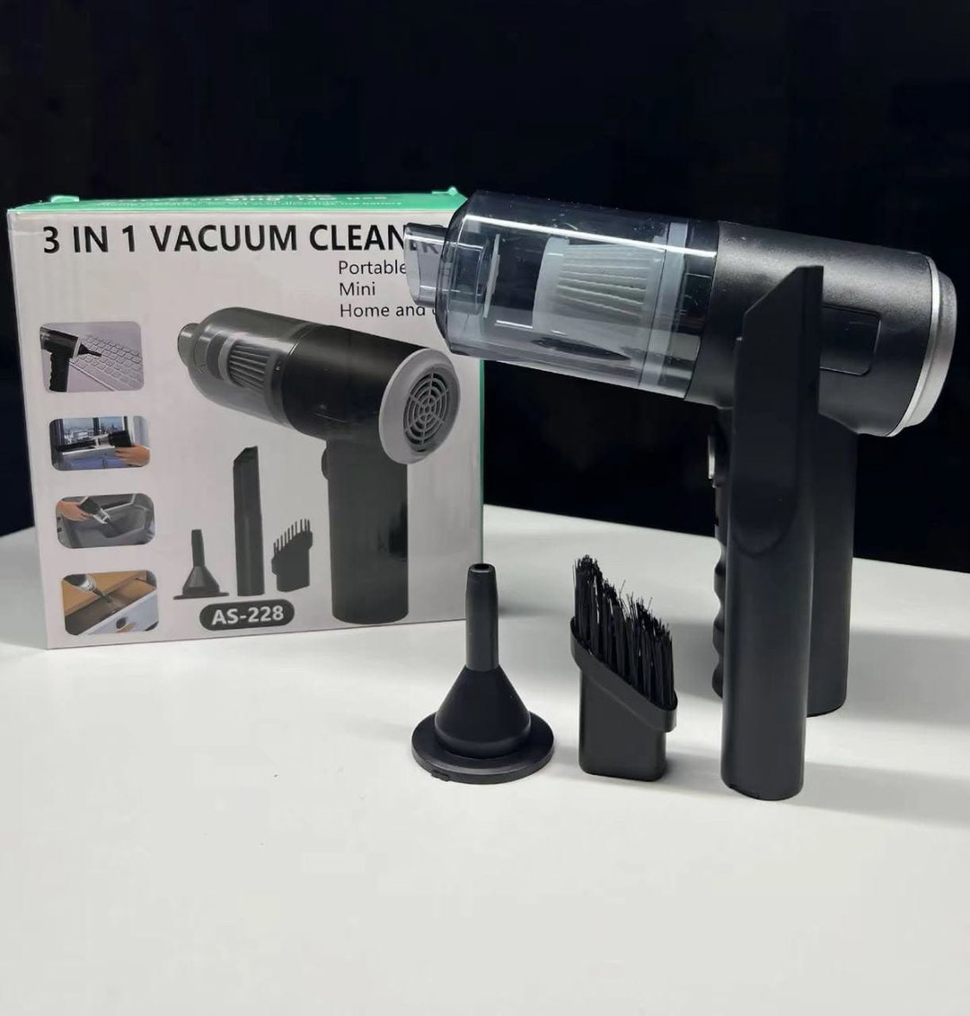 Portable car vacuum cleaner