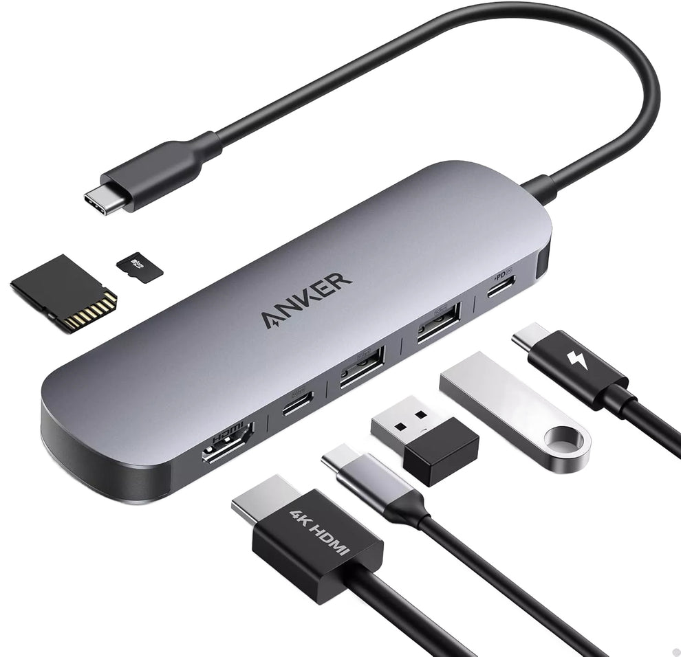 Anker USB-C Hub, a portable multi-port adapter 