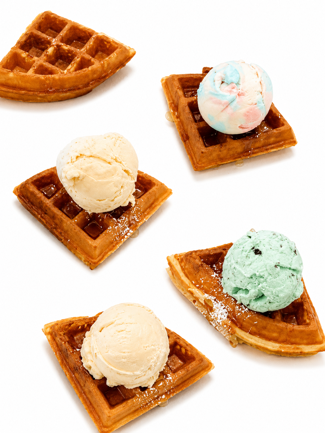 Waffle Ice Cream Live Station