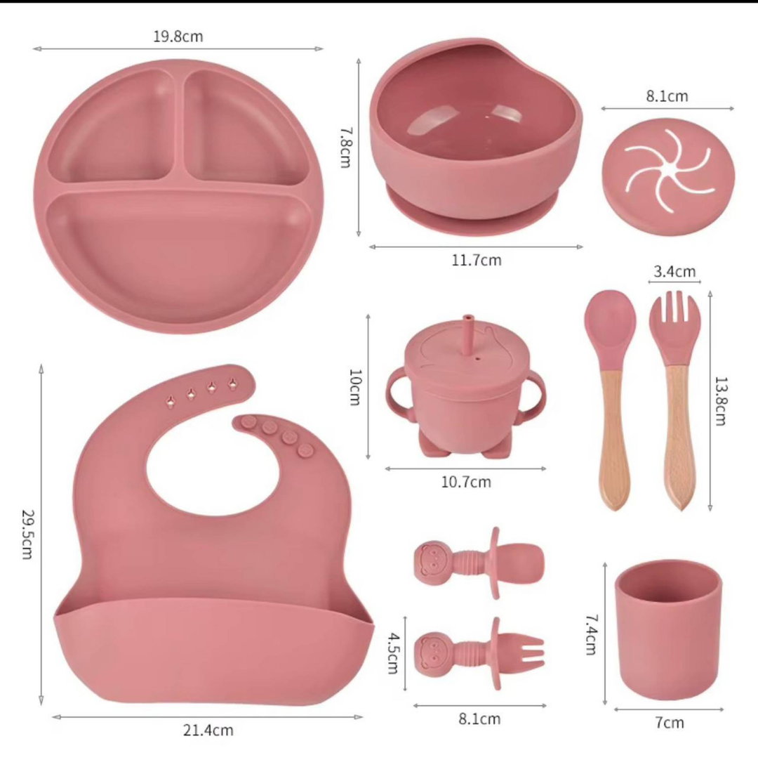 Baby silicone set (vyombo vya silicone)