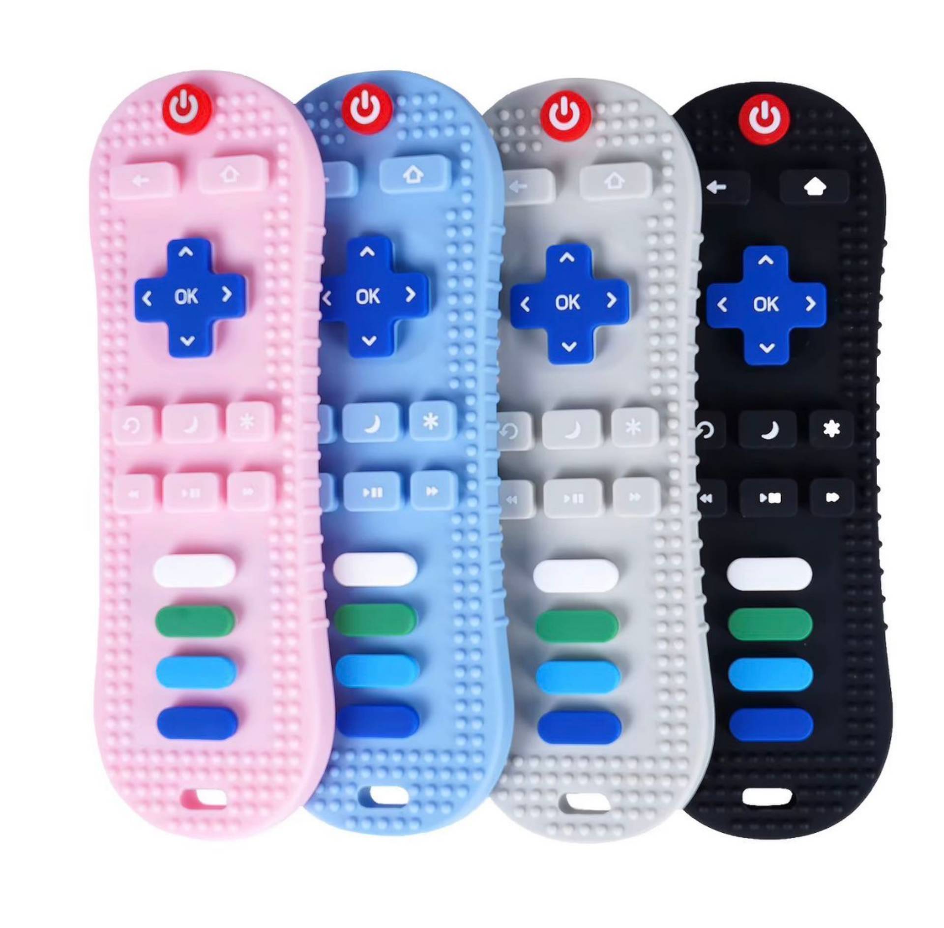 Baby silicone remote teether_0