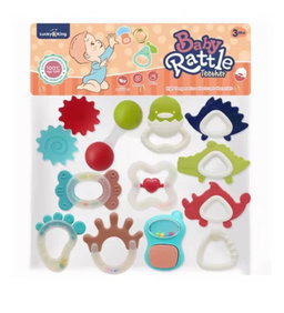 Baby rattle teether set
