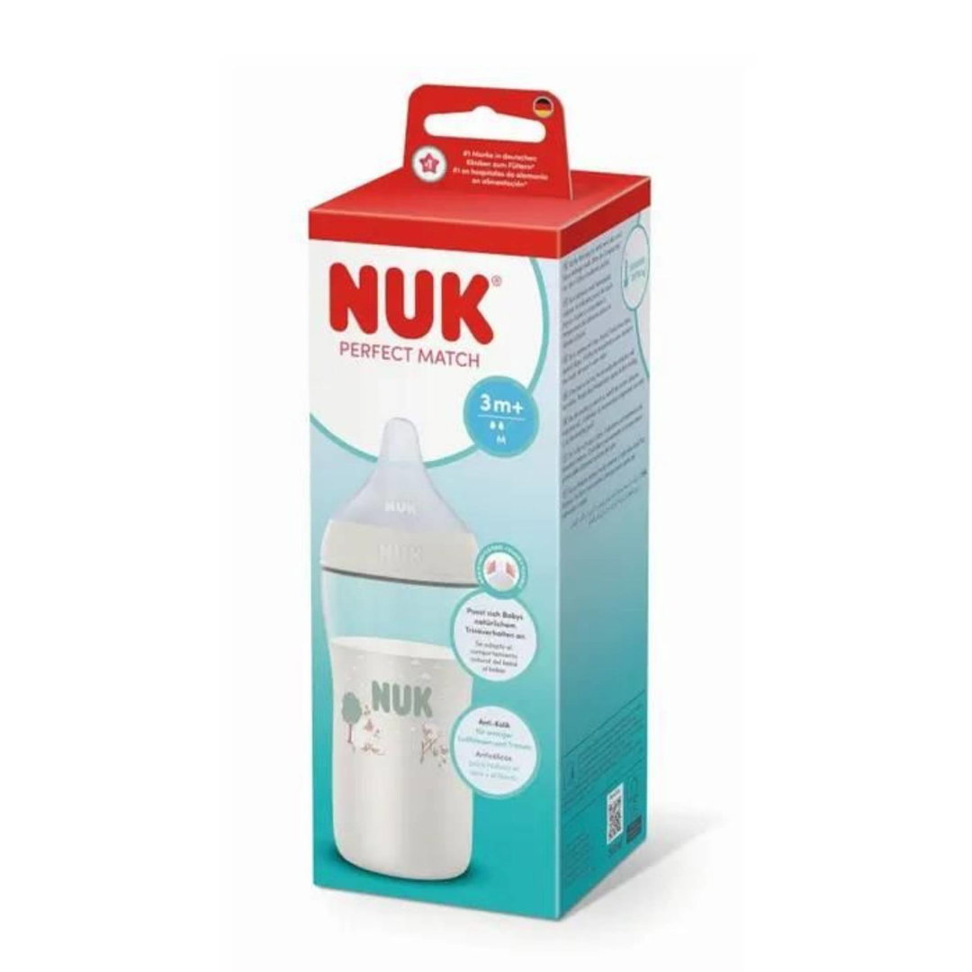 NUK baby bottle 260mls (3m+)