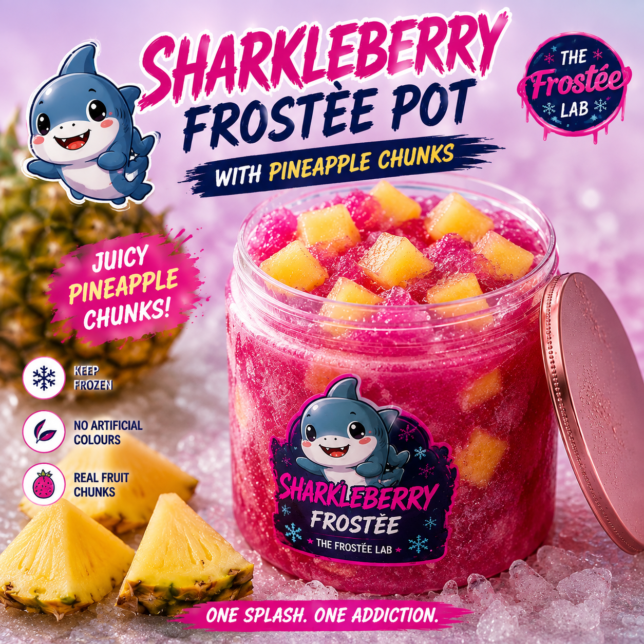 Sharkleberry pots Pineapple 