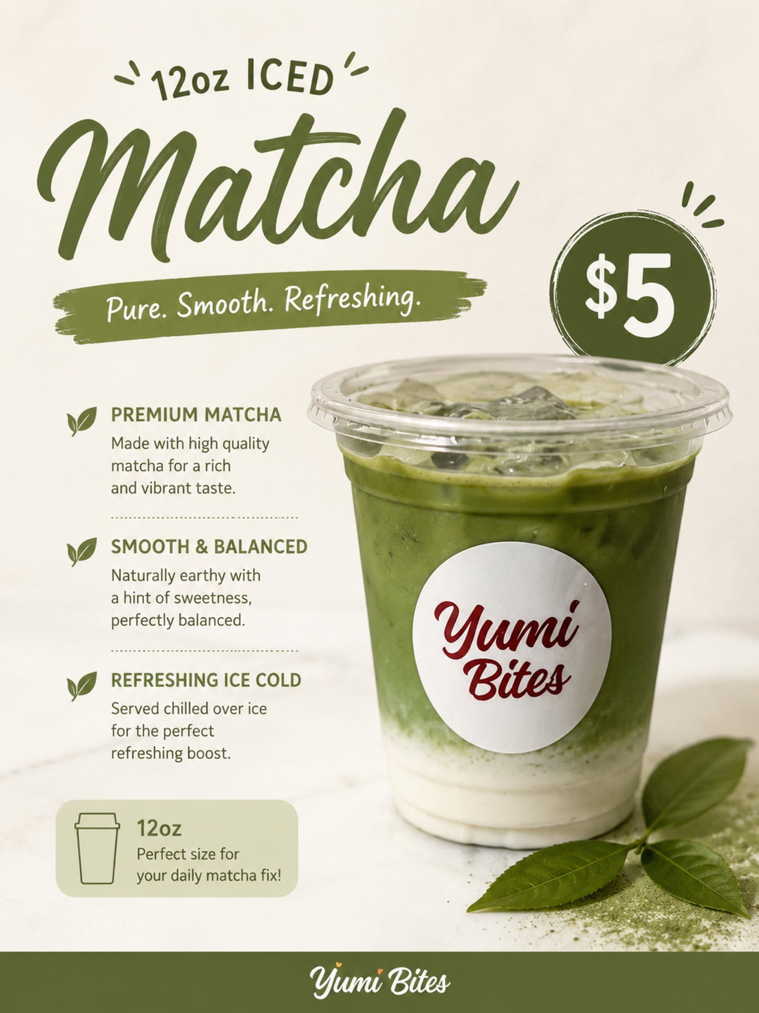 Iced Matcha Latte