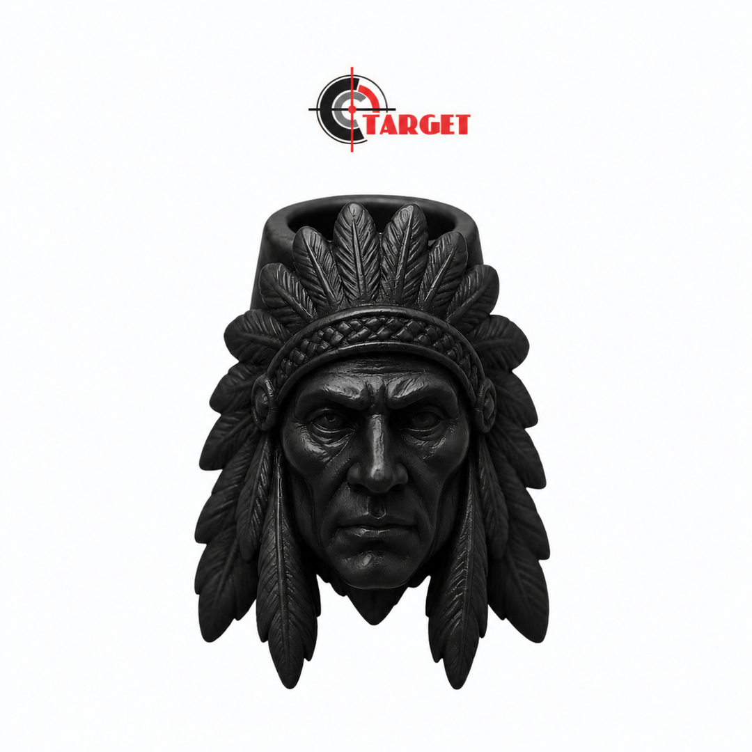 Red Indian Woggle Black