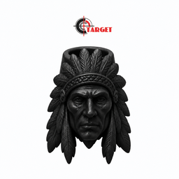 Red Indian Woggle Black