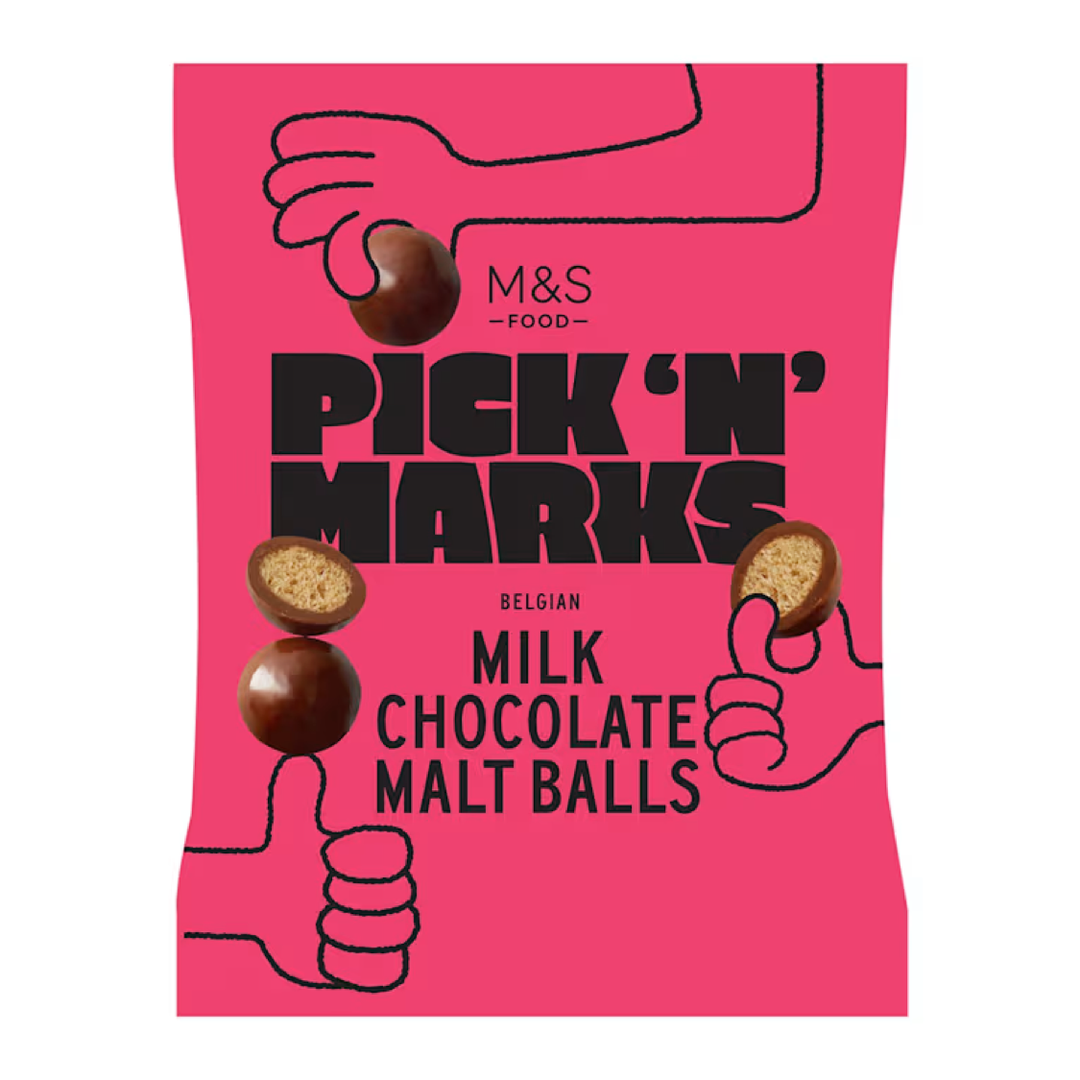 MS009_🍫 麥芽牛奶巧克力球 (Pick 'n' Marks Milk Chocolate Malt Balls)