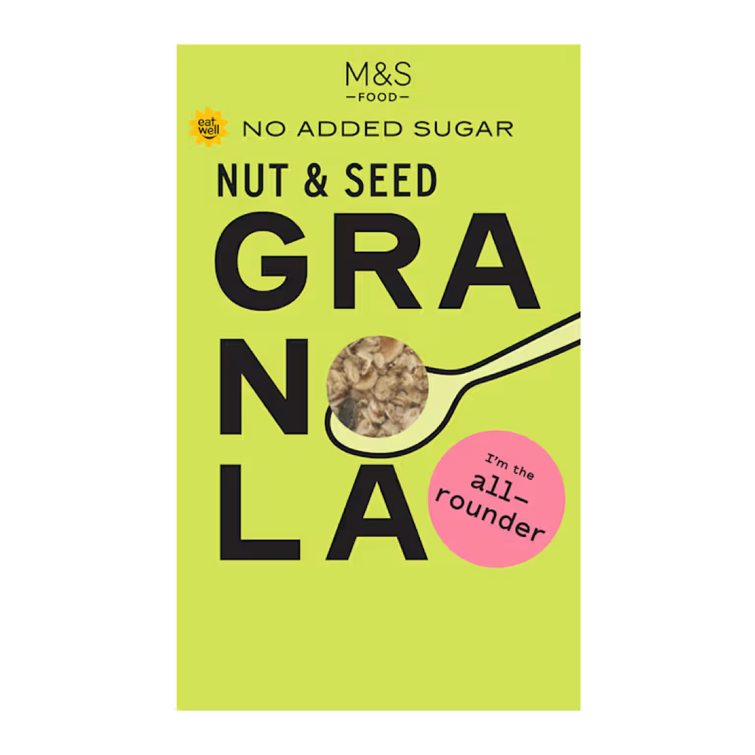 MS013_🌾 無添加糖堅果種子香脆燕麥片 (No Added Sugar Seed & Nut Granola)