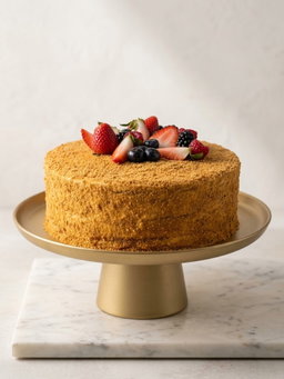 Russian Medovik Honey Cake
