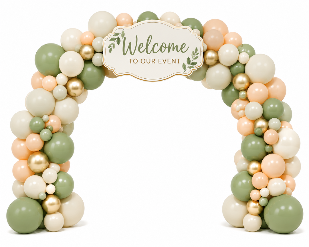 Foam Board on Entrance Arch