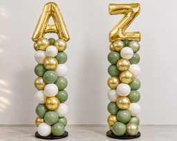 Letters on Standard Balloon Pillars