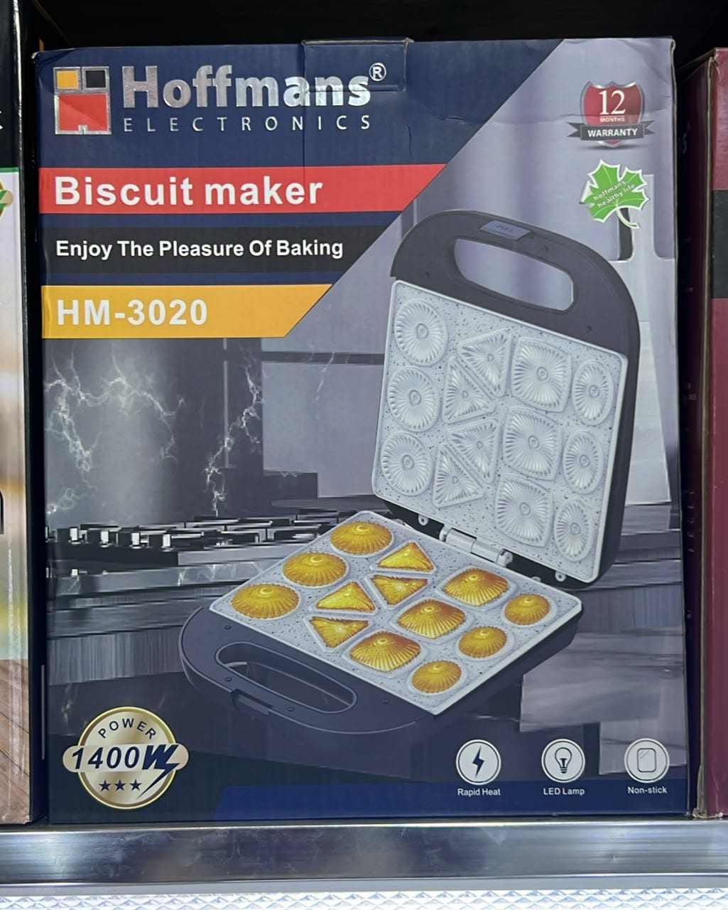 Hoffmans Electronics Biscuit Maker (Model: HM-3020)_0