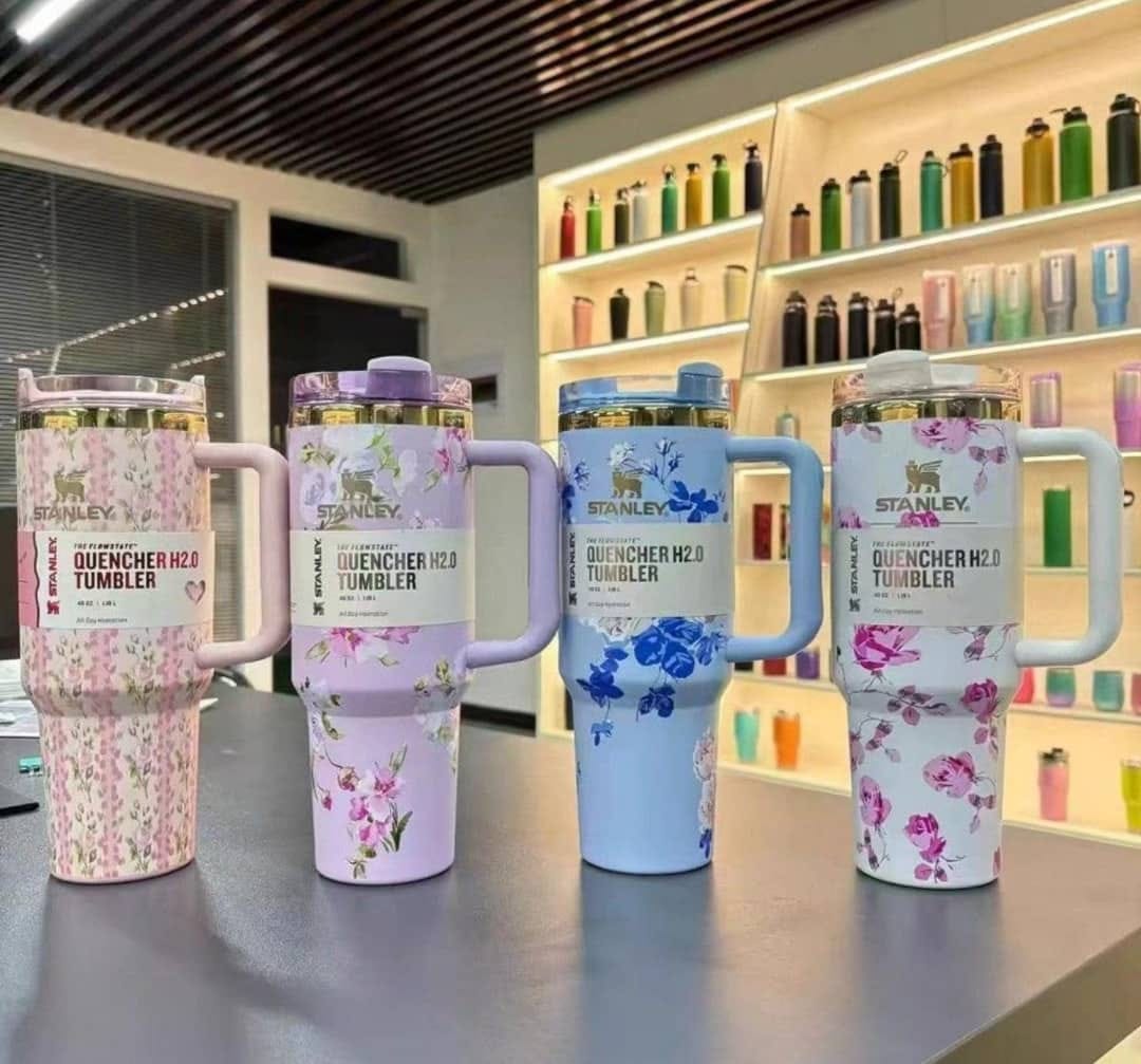 Floral Stanley cups