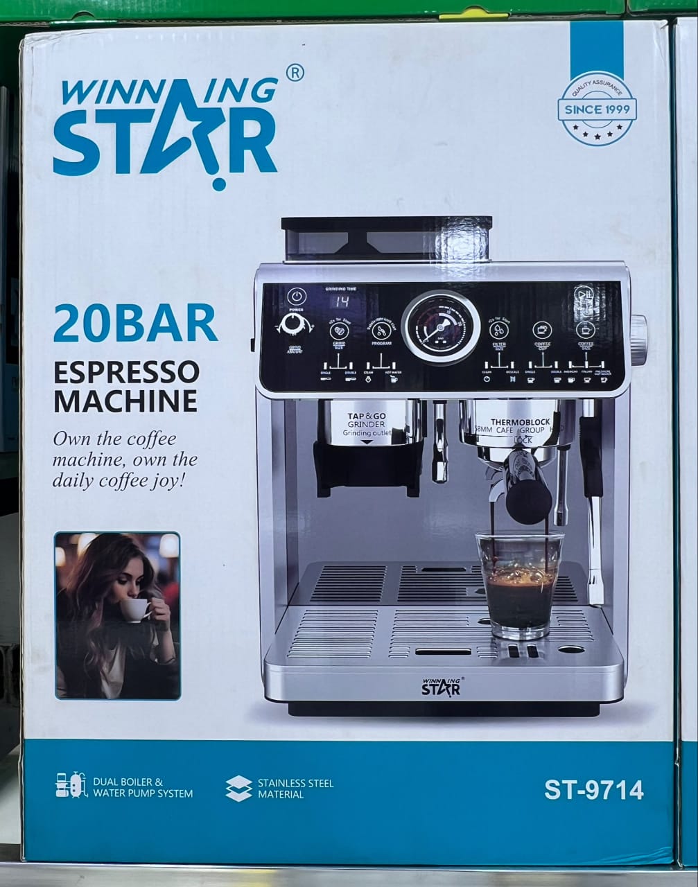 20 bars Winningstar Coffee maker 