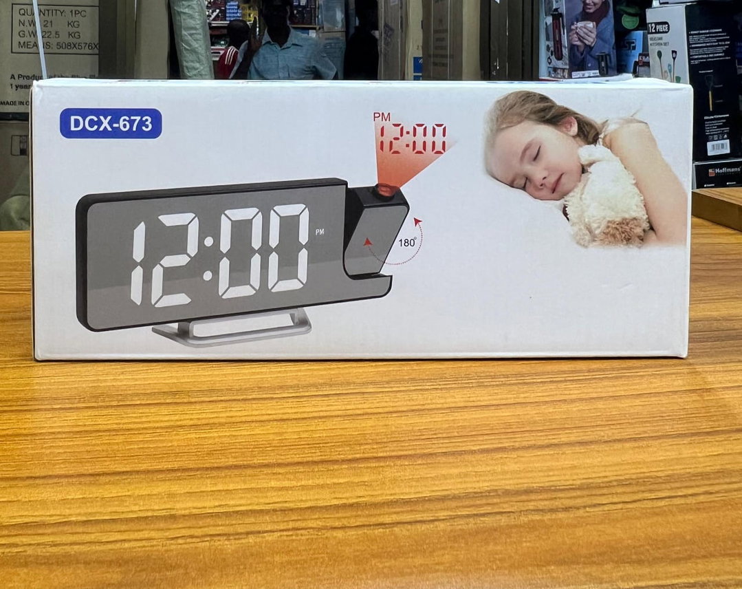 7.7 LED digital projector with alarm clock