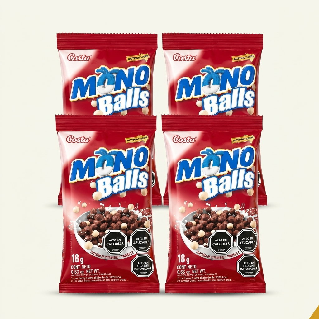 Snack Mono Balls 18 gr Mono — Pack 4 Unidades_0