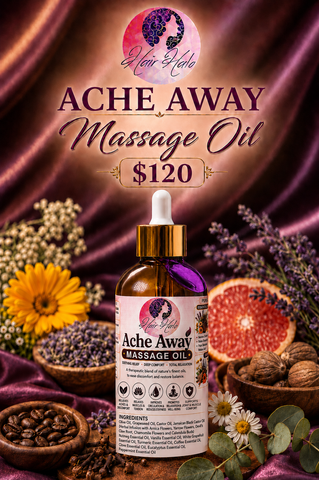 Ache Away: Massage Oil