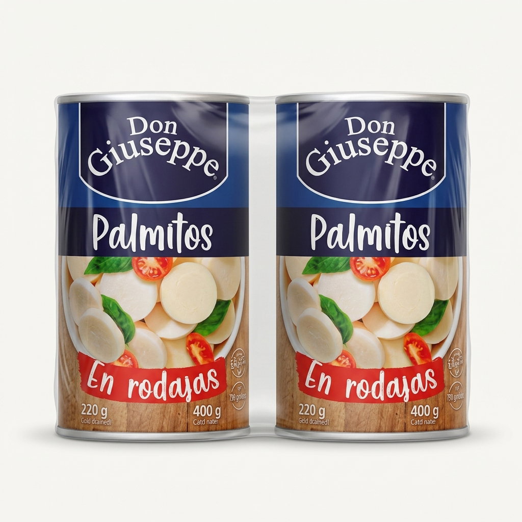 Palmito Rodajas 400 Gr Don Giuseppe — Pack 2 Unidades_0