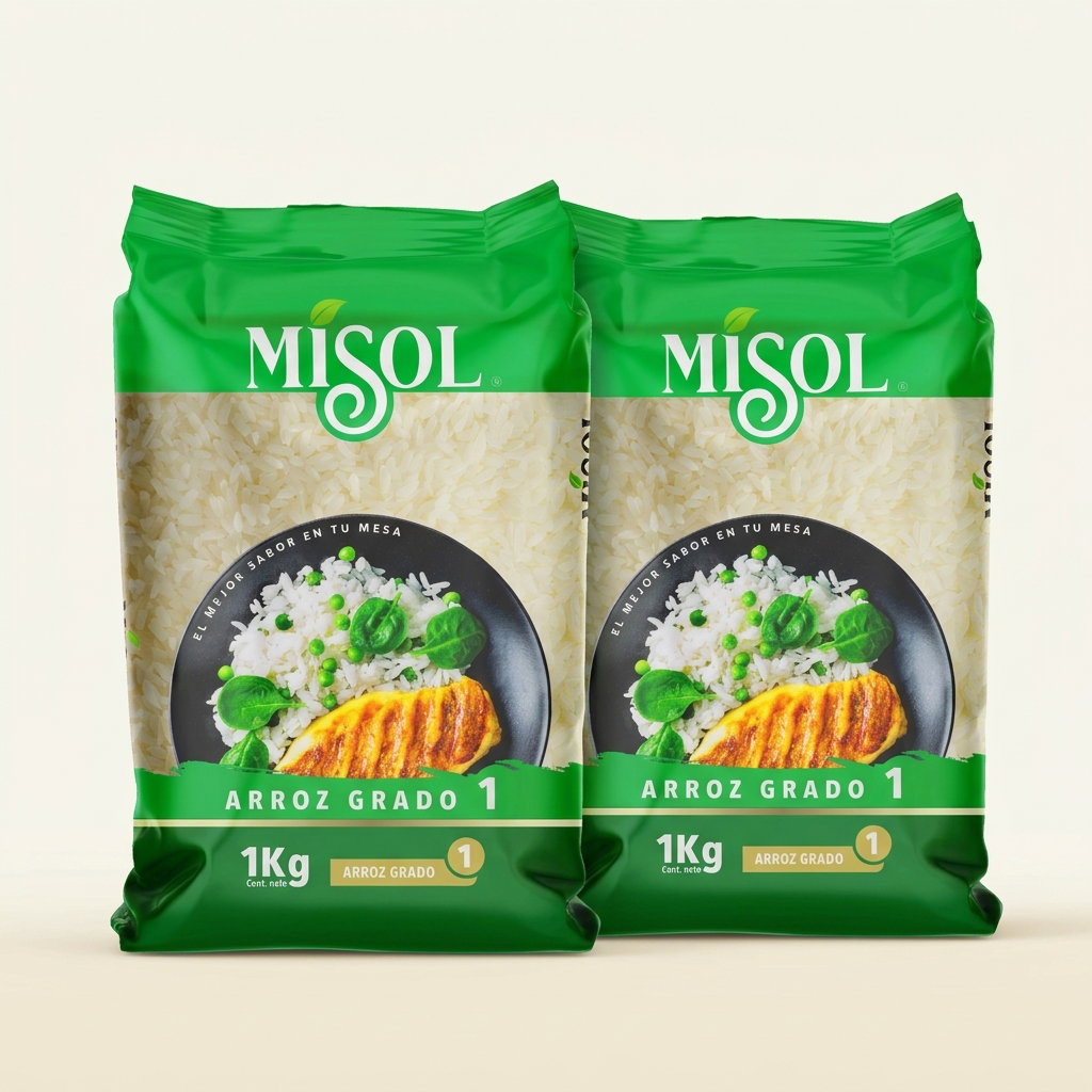 Arroz 1 Kg Misol — Pack 2 Unidades