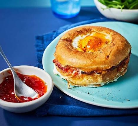 Cheese and Ham Bagel