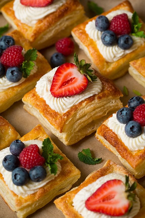 Puff Pastry Fruit Tart