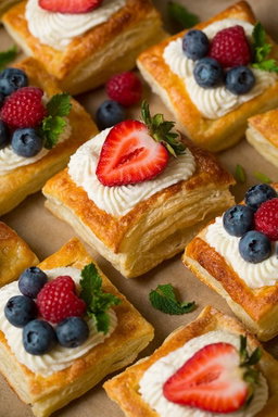 Puff Pastry Fruit Tart