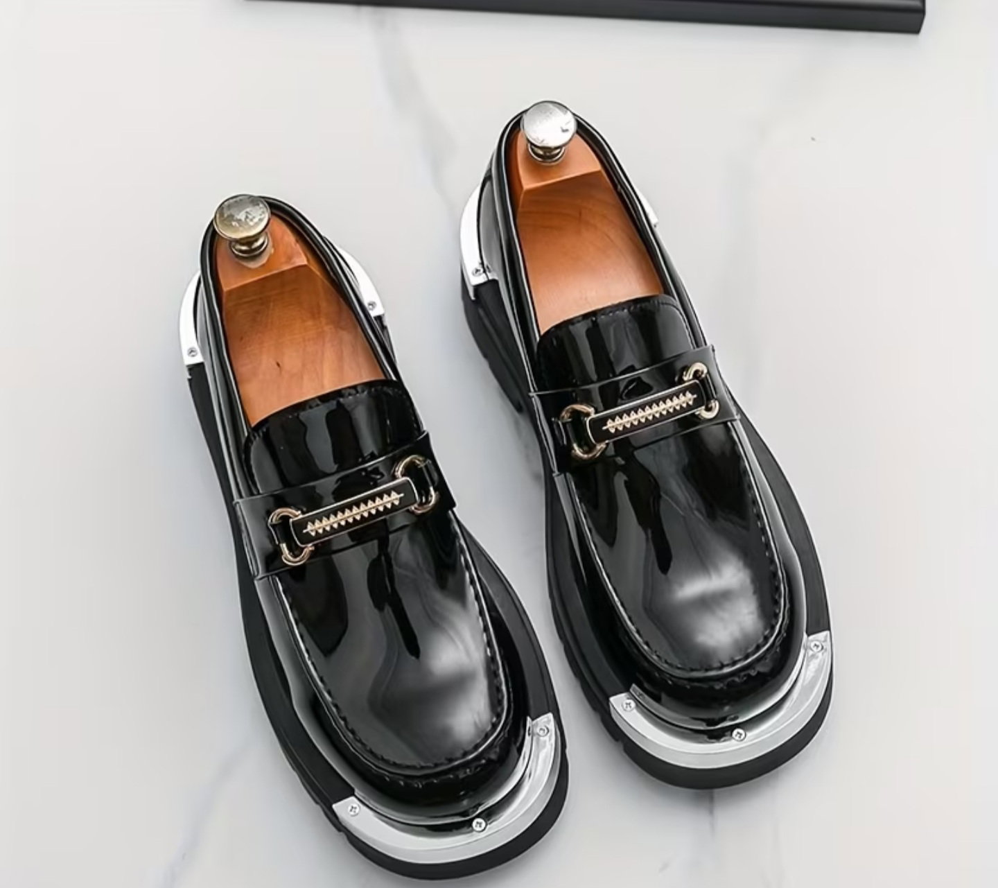 Mocassin soulier pour homme._4