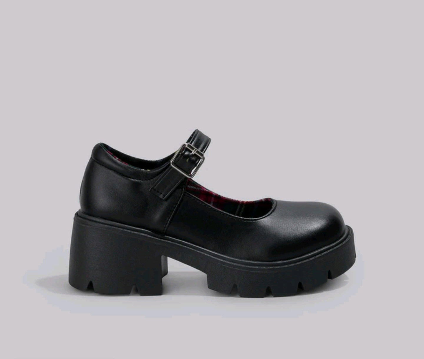 Mocassin soulier pour fille noir mat