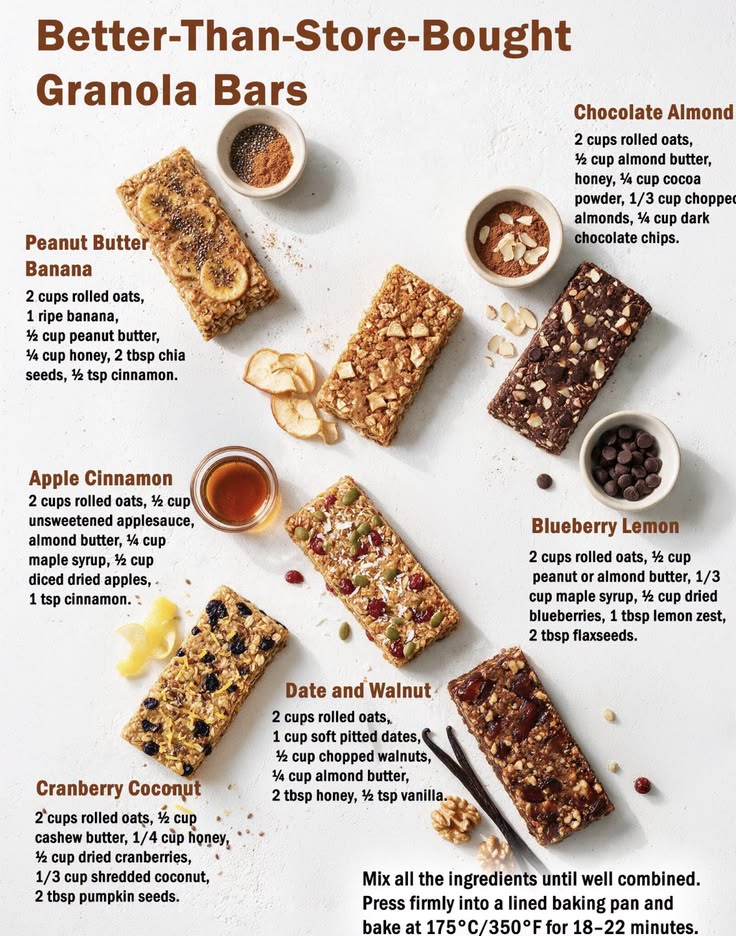 Energy snack bars